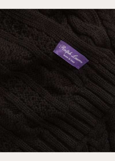 Ralph Lauren Cable-Knit Cashmere Halstørklæde Herre Danmark (KITEN6219)